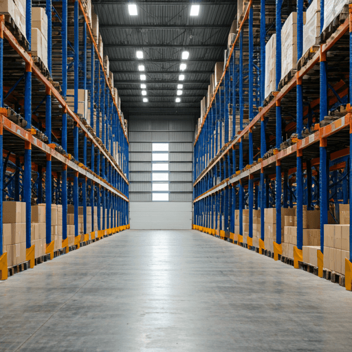 Warehouse logistics background